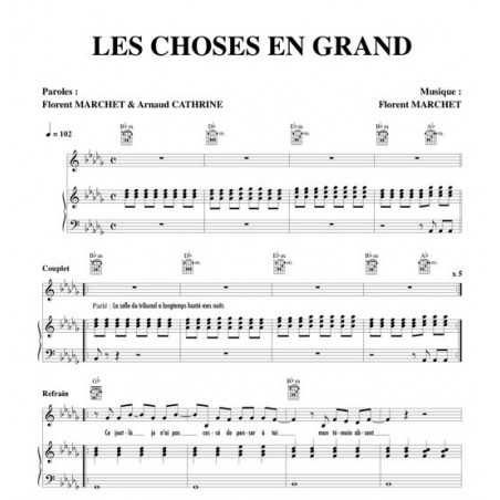 LES CHOSES EN GRAND
