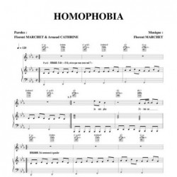 Partition HOMOPHOBIA Florent MARCHET