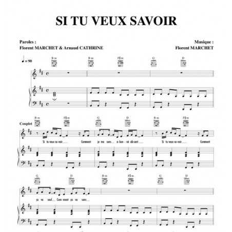SI TU VEUX SAVOIR