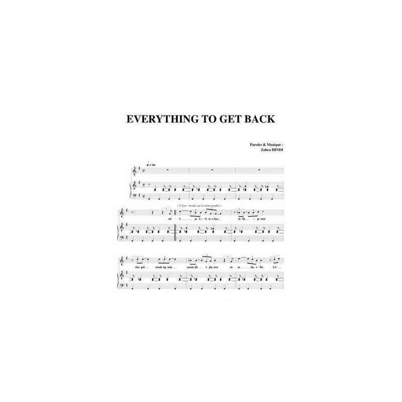 Partition EVERYTHING TO GET YOU BACK Hindi ZAHRA