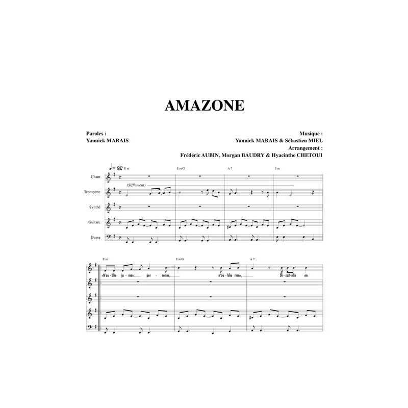 Partition AMAZONE LA MAISON TELLIER