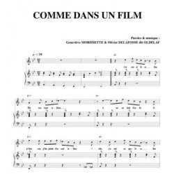 Partition COMME DANS UN FILM OLDELAF