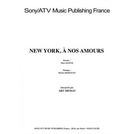 NEW YORK, À NOS AMOURS