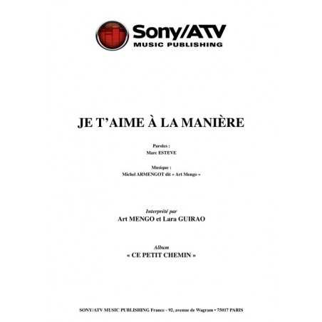 JE T’AIME À LA MANIÈRE