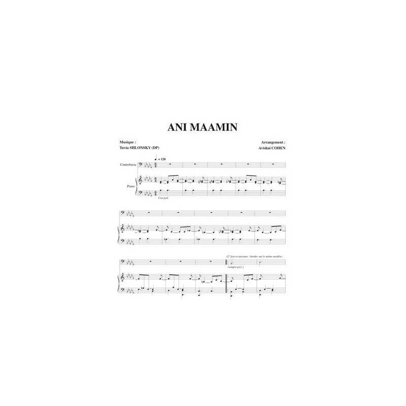 Partition ANI MAAMIN Avishai COHEN