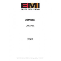 Sheet music ZOMBIE Fela Kuti