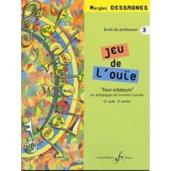 JEU DE L'OUÏE VOL.3 - LIVRE DU PROFESSEUR