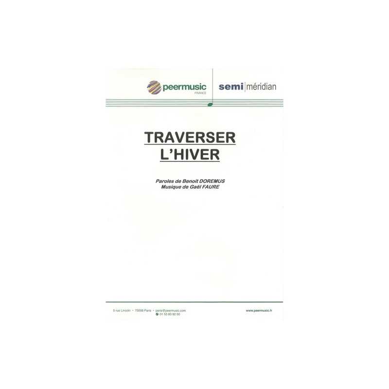 Sheet music TRAVERSER L'HIVER