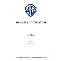Partition DEVANT L'ULTIMATUM MOIRE Emmanuel