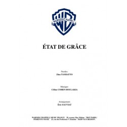 Partition ÉTAT DE GRÂCE HALLYDAY Johnny