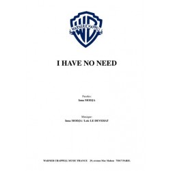 Partition I HAVE NO NEED MODJA Inna