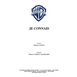 Partition JE CONNAIS LAURENT Mélanie
