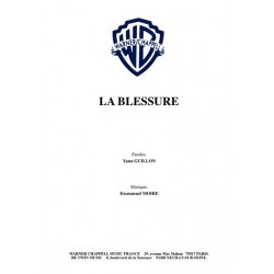 Partition LA BLESSURE MOIRE Emmanuel