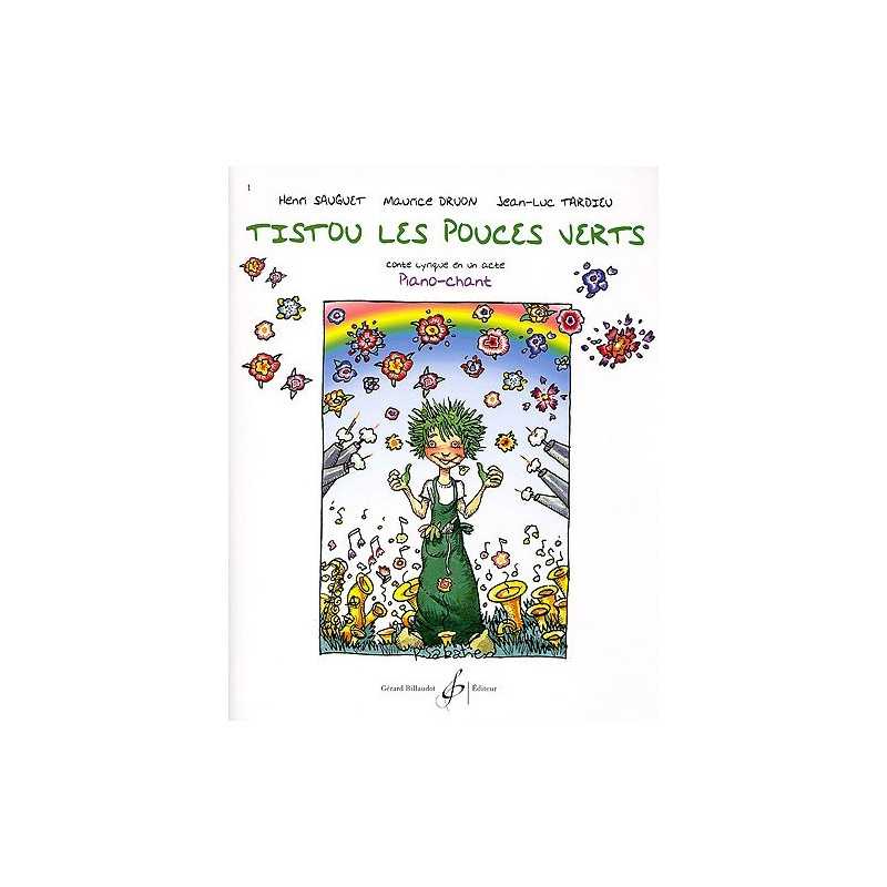 Sheet music TISTOU LES POUCES VERTS Henri SAUGUET