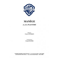 Partition MANÈGE LEMARQUE Francis