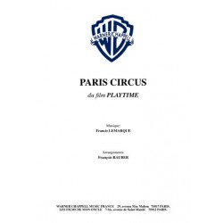Partition PARIS CIRCUS LEMARQUE Francis