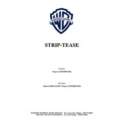 Partition STRIP-TEASE GRÉCO Juliette