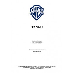 Partition TANGO LAURENT Mélanie