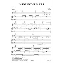 Sheet music INSOLENT 4 PART 1 BIGFLO ET OLI