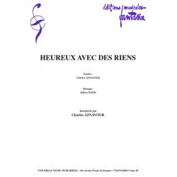 HEUREUX AVEC DES RIENS