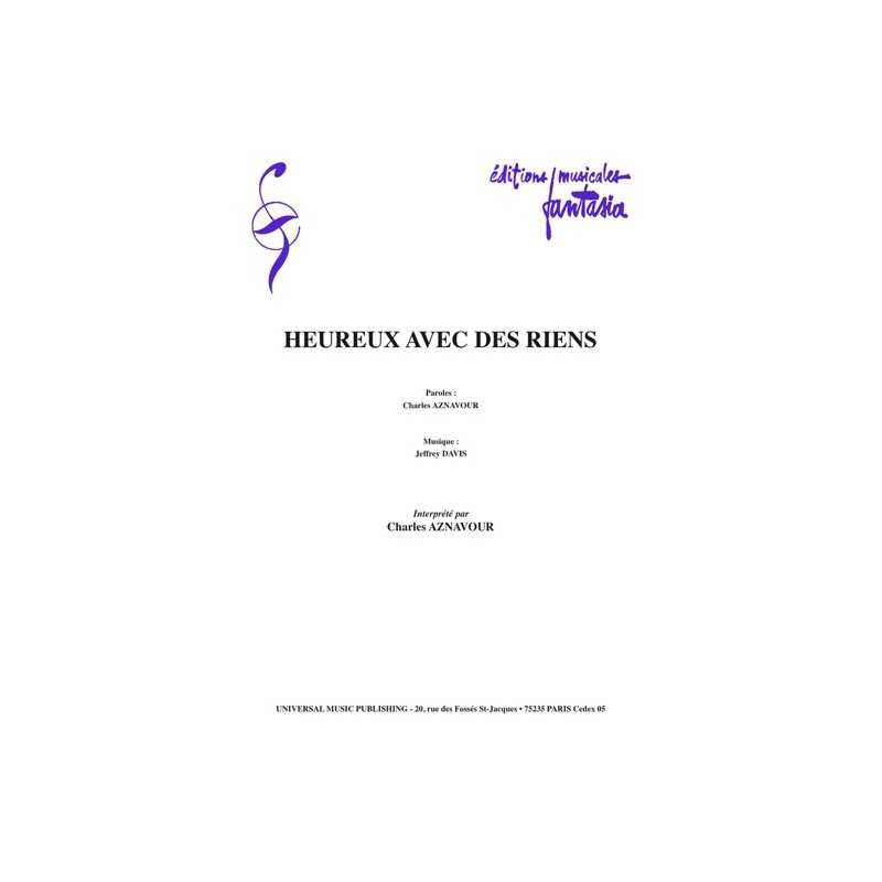 HEUREUX AVEC DES RIENS