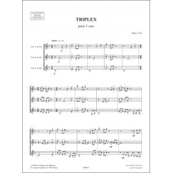 Partition TRIPLEX (COR) Marc Lys