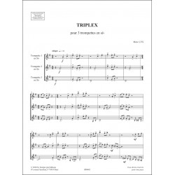 Partition TRIPLEX (TROMPETTE) Marc Lys