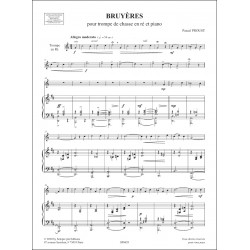 Partition BRUYÈRES Pascal Proust