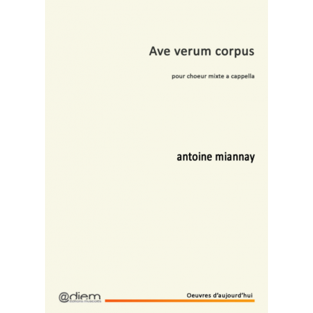 AVE VERUM CORPUS (PIANO-CHANT)