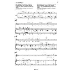 Sheet music LES SEPT DERNIÈRES PAROLES DU CHRIST EN CROIX Théodore DUBOIS