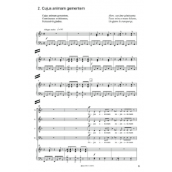 Sheet music STABAT MATER Antoine MIANNAY