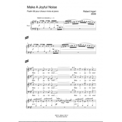 Sheet music MAKE A JOYFUL NOISE Robert INGARI