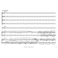 Partition CINQ PSAUMES EN SIX MOUVEMENTS Raymond ALESSANDRINI
