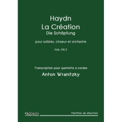 Partition LA CRÉATION - DIE SCHÖPFUNG (CONDUCTEUR) Joseph Haydn