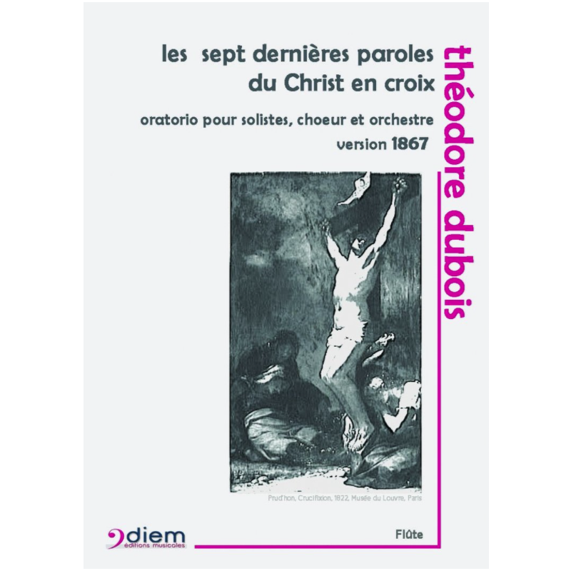 Sheet music LES SEPT DERNIÈRES PAROLES DU CHRIST EN CROIX VERSION 1867 (MATÉRIEL) Théodore DUBOIS