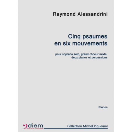 CINQ PSAUMES EN SIX MOUVEMENTS (MATÉRIEL)