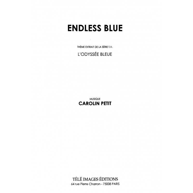 Partition ENDLESS BLUE Carolin PETIT