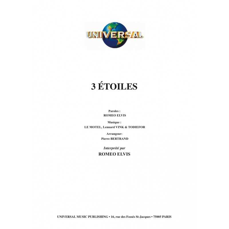Partition 3 ETOILES ROMEO ELVIS