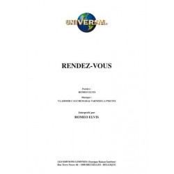 Partition RENDEZ-VOUS ROMEO ELVIS