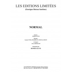Sheet music NORMAL ROMÉO ELVIS