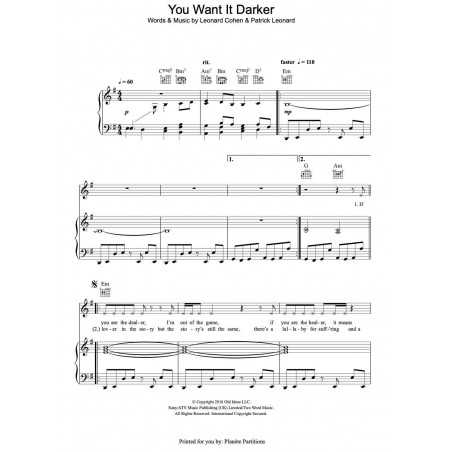YOU WANT IT DARKER