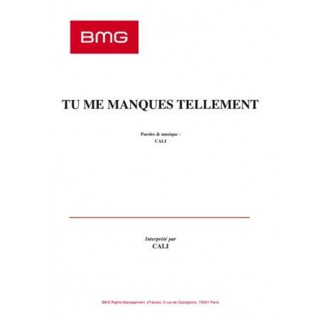 TU ME MANQUES TELLEMENT