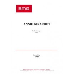 Partition ANNIE GIRARDOT