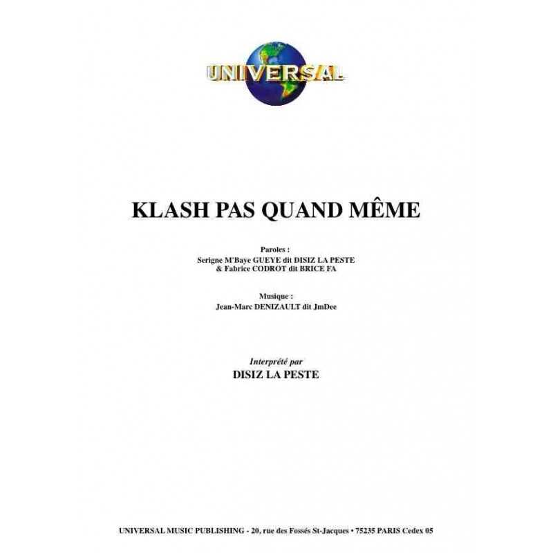 KLASH PAS QUAND MÊME