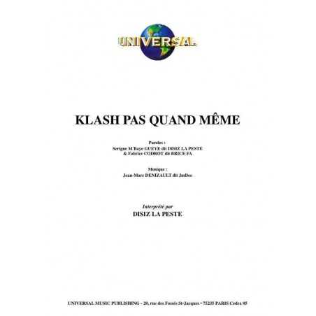KLASH PAS QUAND MÊME