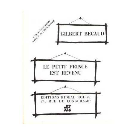 LE PETIT PRINCE EST REVENU