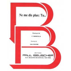 Partition NE ME DIS PLUS TU FERNANDEL