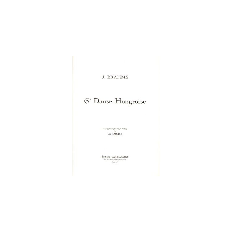 DANSE HONGROISE N°6