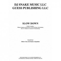 Partition SLOW DOWN  Yellow Claw