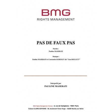 PAS DE FAUX PAS